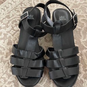 Heeled Black Sandals